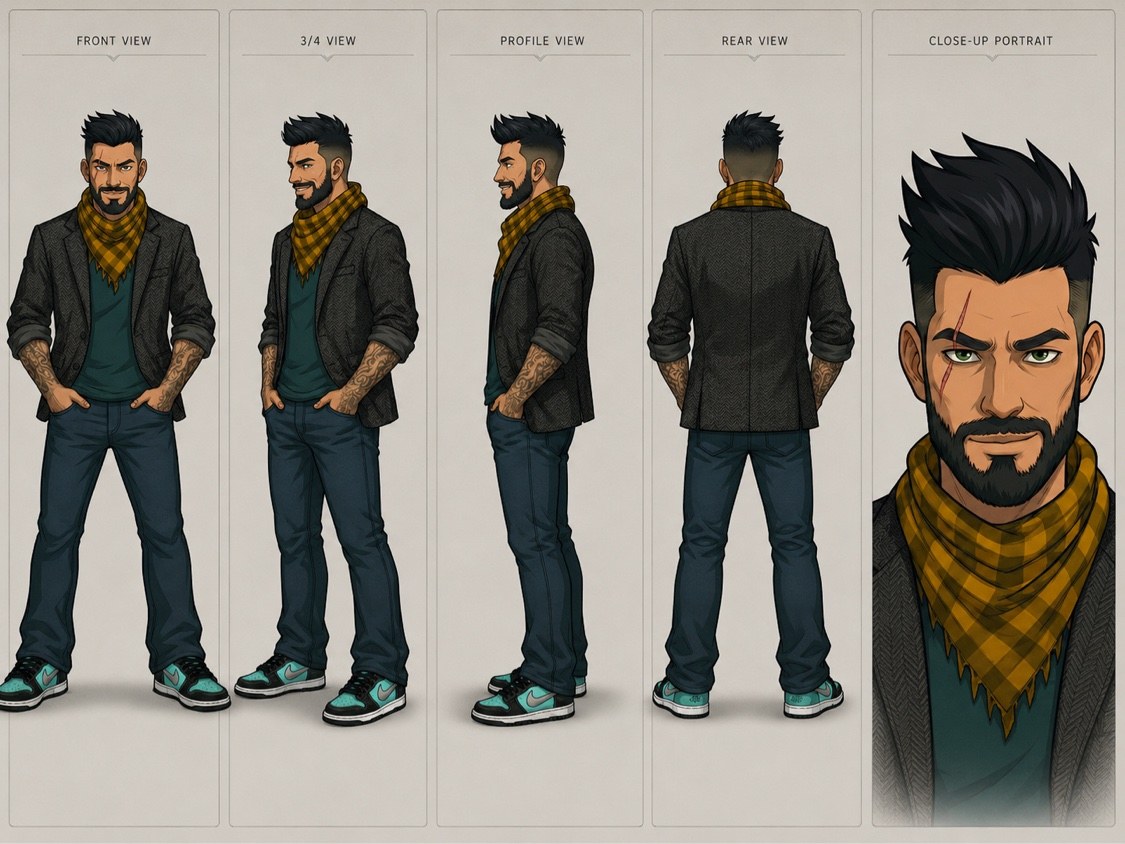 Chino full reference sheet